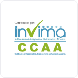 Certificado INVIMA que avala el cumplimiento de normativas sanitarias para productos o servicios en Colombia