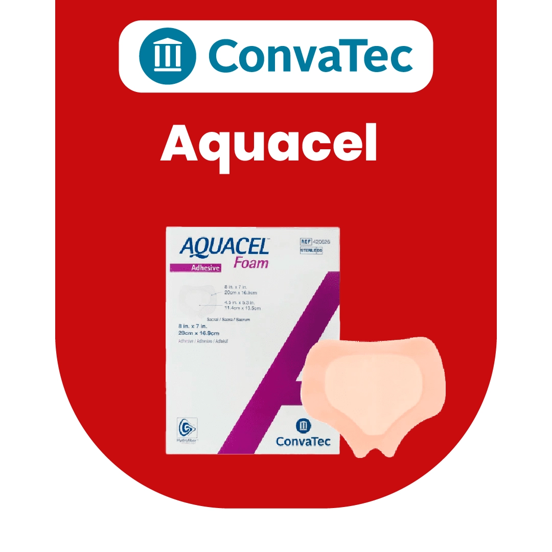allers-convatec-aquacel-aposito Apósito adhesivo Aquacel Foam de Convatec para el manejo avanzado de heridas, con excelente absorción y protección