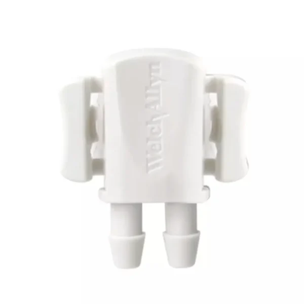 Adaptador FlexiPort Welch Allyn 2 Tubos con alta durabilidad para medición de presión arterial en clínicas.