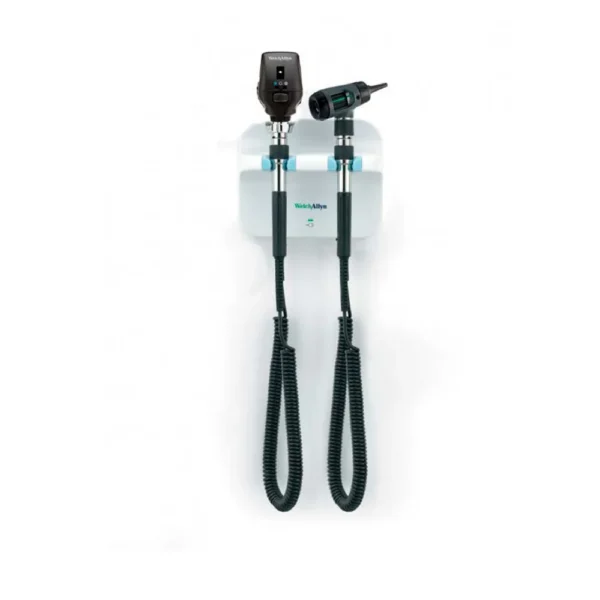 Conjunto Diagnóstico Welch Allyn 11720 con oftalmoscopio coaxial para exámenes clínicos