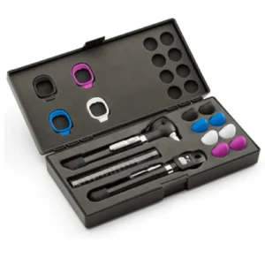 Pocket LED Plus Welch Allyn - 92880 con iluminación LED SureColor para exámenes oculares en clínicas. Negro. Color onix.