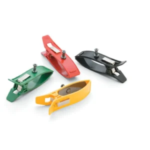 Pinzas Reusables AHA Welch Allyn 715992 con codificación de colores para electrocardiogramas en entornos clínicos.