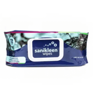 Paños húmedos desinfectantes Sanikleen Wipes 72 unidades aroma cítrico