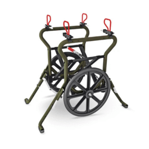 Detalle del Sherpa soporte para movilización de camillas de campaña